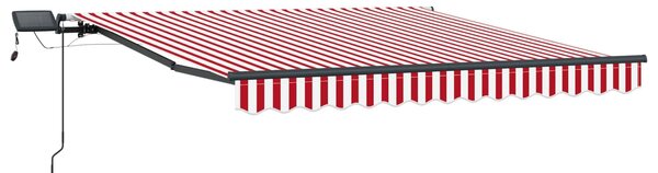 Markiza wysuwana Czerwony i Biały 300 x 250 cm