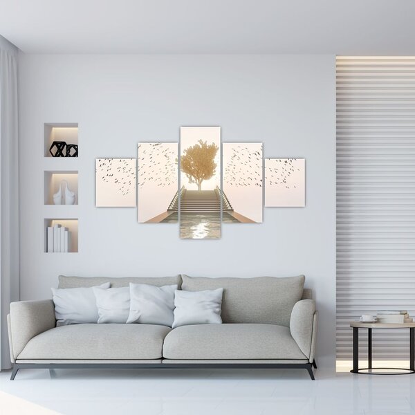 Obraz - Most do nieznanego (125x70 cm)