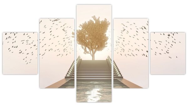 Obraz - Most do nieznanego (125x70 cm)