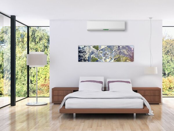Obraz - Figura geometryczna (170x50 cm)