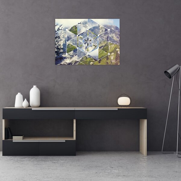 Obraz - Figura geometryczna (70x50 cm)