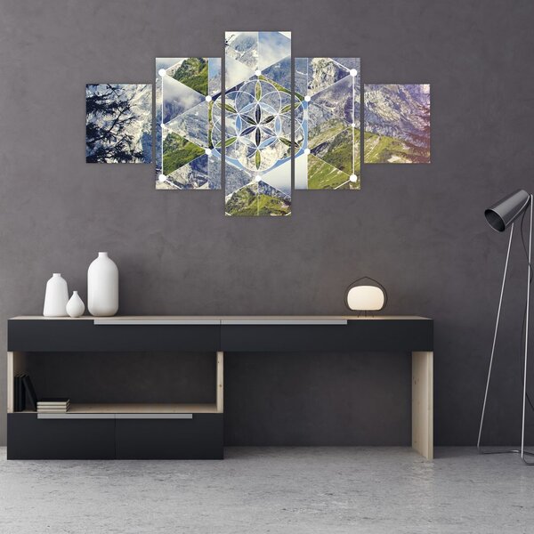 Obraz - Figura geometryczna (125x70 cm)