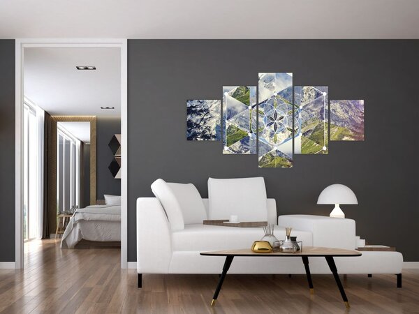 Obraz - Figura geometryczna (125x70 cm)