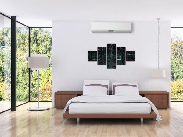 Obraz - Interfejs technologiczny (125x70 cm)