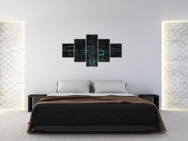 Obraz - Interfejs technologiczny (125x70 cm)