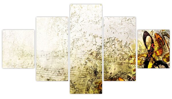 Obraz - Potęga muzyki (125x70 cm)