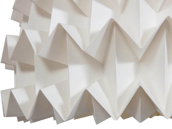 Wisząca lampa ORIGAMI papierowa 26 cm, kremowa