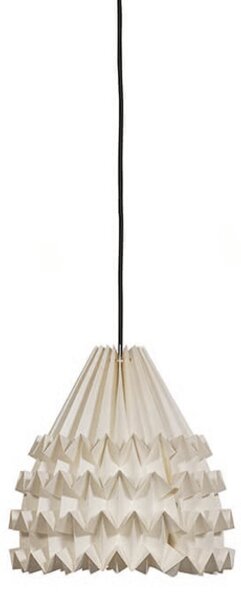 Wisząca lampa ORIGAMI papierowa 26 cm, kremowa