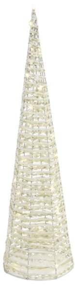 Świąteczna świecąca choinka LED NORELIA 60 cm, biała