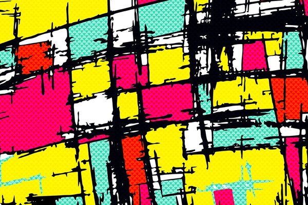 Tapeta stylowy pop-art