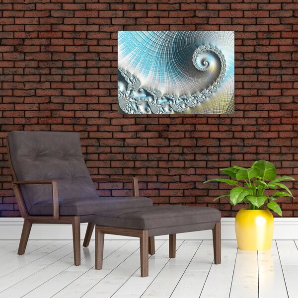 Obraz teksturowanej spirali (70x50 cm)