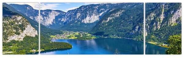 Obraz - Hallstätter See, Hallstatt, Austria (170x50 cm)