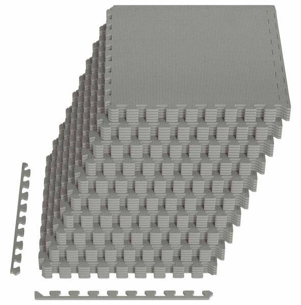Mata podłogowa 50 pcs Szary 18 m² Pianka EVA