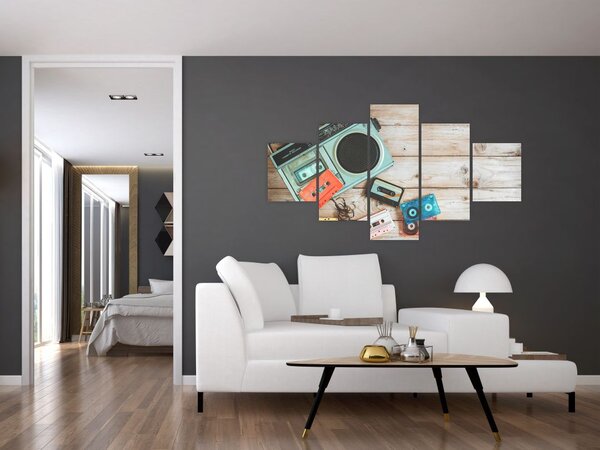 Obraz - Radio retro (125x70 cm)
