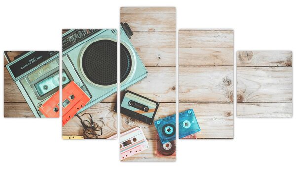 Obraz - Radio retro (125x70 cm)