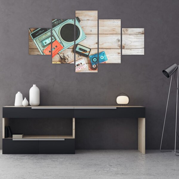 Obraz - Radio retro (125x70 cm)