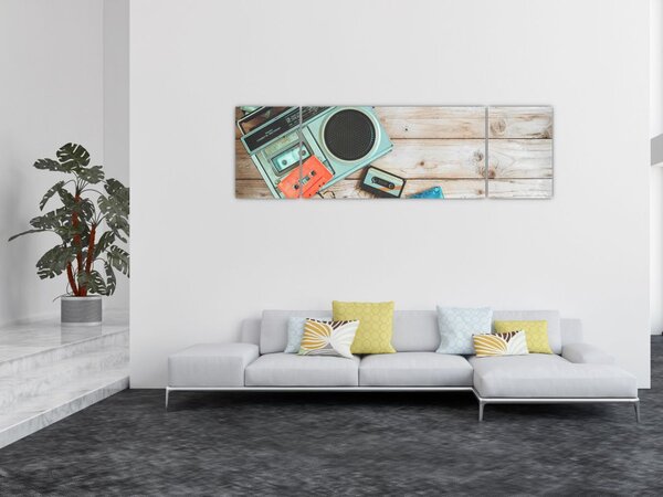Obraz - Radio retro (170x50 cm)