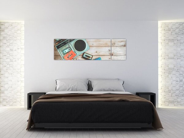 Obraz - Radio retro (170x50 cm)