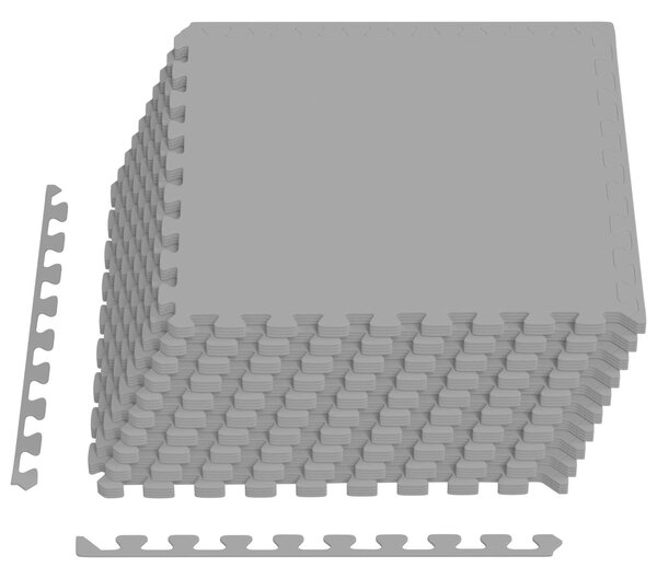 Mata podłogowa 40 pcs Szary 14,4 m² Pianka EVA