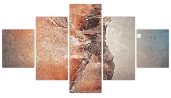 Obraz - Tenisista (125x70 cm)