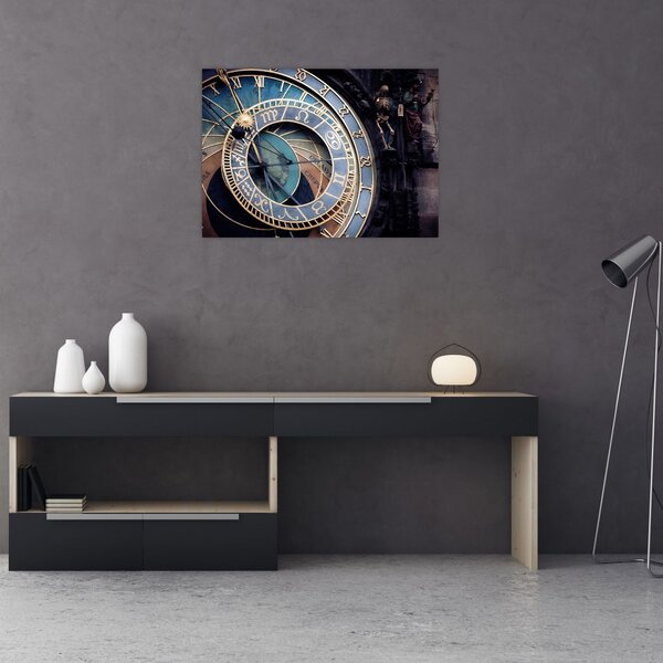 Obraz - Praski zegar astronomiczny, Praga (70x50 cm)