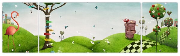 Obraz wspaniałego krajobrazu (170x50 cm)