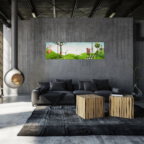 Obraz wspaniałego krajobrazu (170x50 cm)
