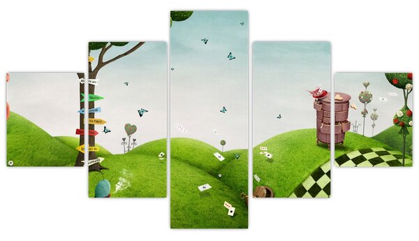 Obraz wspaniałego krajobrazu (125x70 cm)