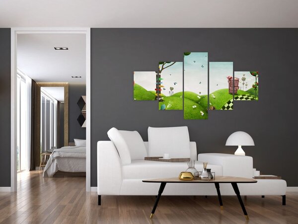 Obraz wspaniałego krajobrazu (125x70 cm)
