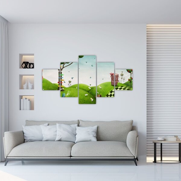 Obraz wspaniałego krajobrazu (125x70 cm)