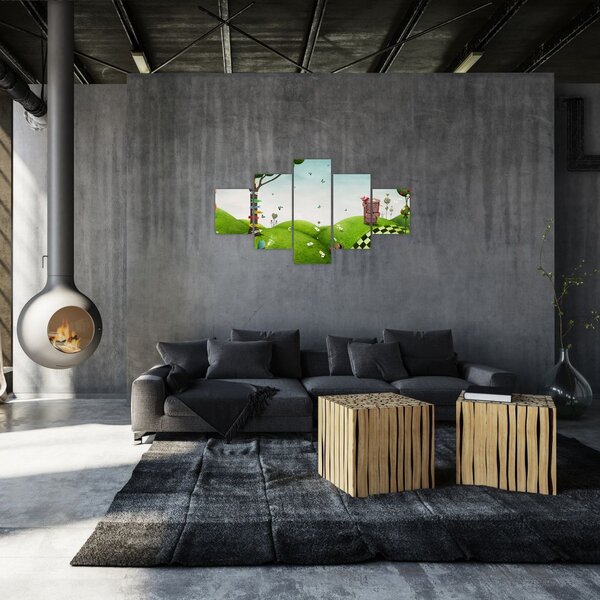 Obraz wspaniałego krajobrazu (125x70 cm)