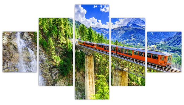 Obraz - Matterhorn, Zermatt, Wallis, Szwajcaria (125x70 cm)