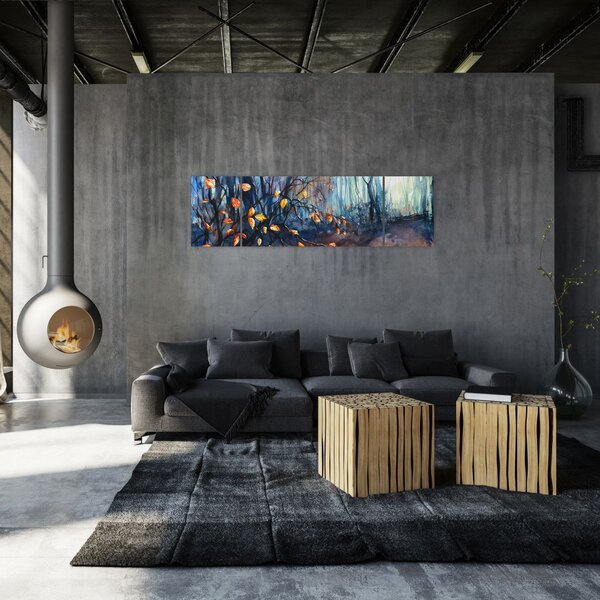 Obraz - Promienie jesiennego słońca (170x50 cm)