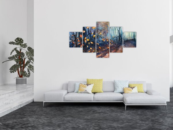 Obraz - Promienie jesiennego słońca (125x70 cm)