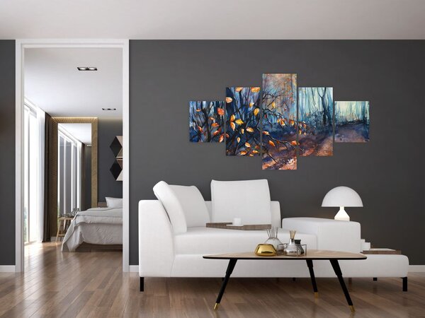 Obraz - Promienie jesiennego słońca (125x70 cm)