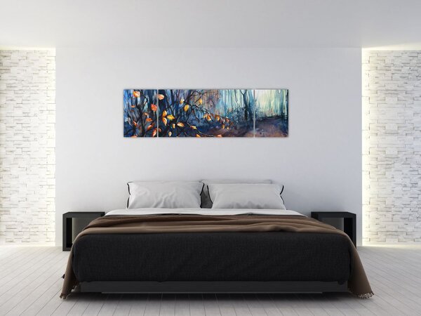 Obraz - Promienie jesiennego słońca (170x50 cm)