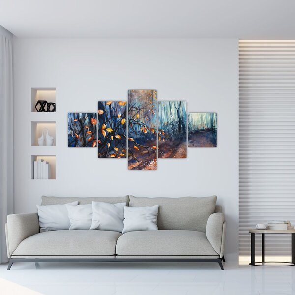 Obraz - Promienie jesiennego słońca (125x70 cm)