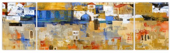 Obraz - Ściana płaczu, Jerozolima, Izrael (170x50 cm)