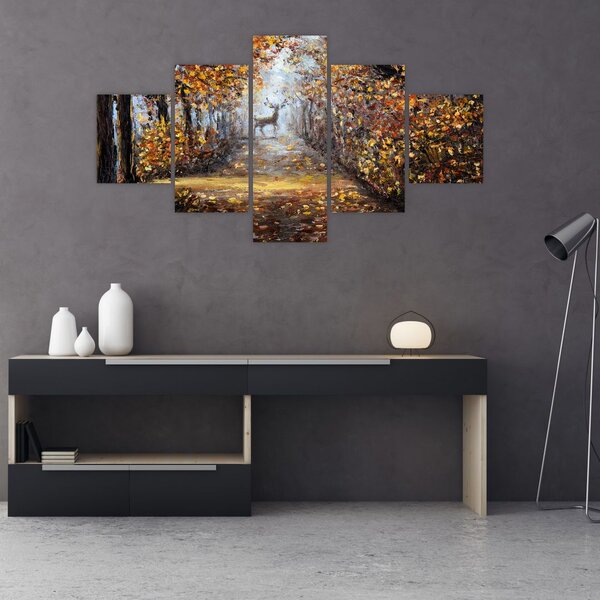 Obraz - Duch lasu (125x70 cm)