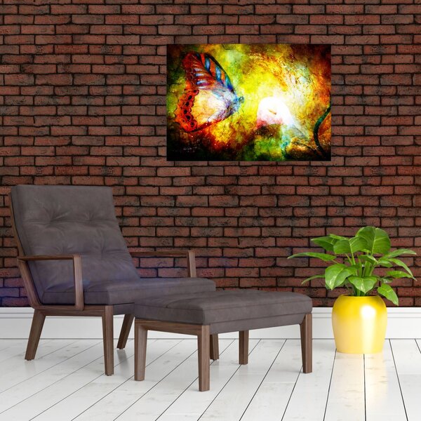 Obraz - Kosmiczny motyl (70x50 cm)