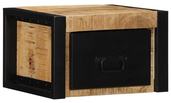 Szafka nocna 40x35x25 cm lite drewno surowe mango