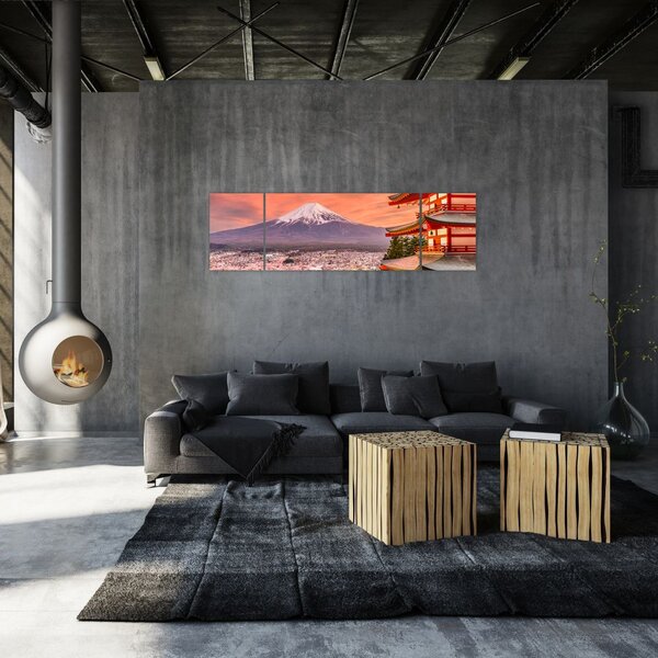Obraz - Fujiyoshida, Japonia (170x50 cm)