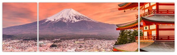 Obraz - Fujiyoshida, Japonia (170x50 cm)