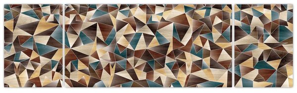 Obraz trójkątów (170x50 cm)