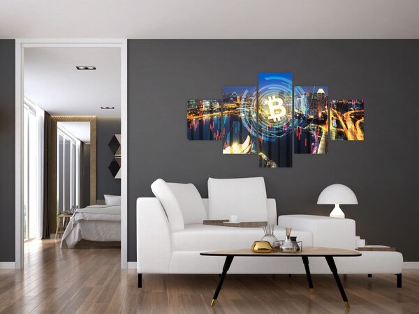 Obraz - Miasto Inwestycji (125x70 cm)