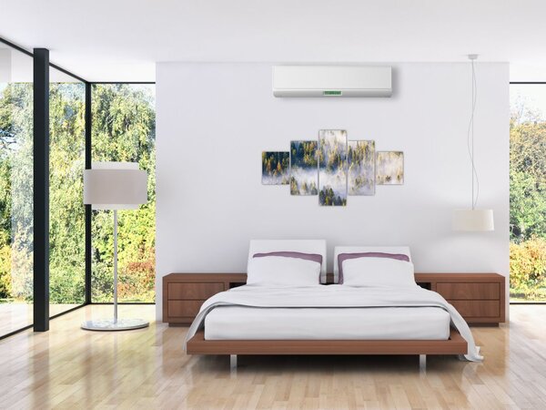 Obraz drzew we mgle (125x70 cm)