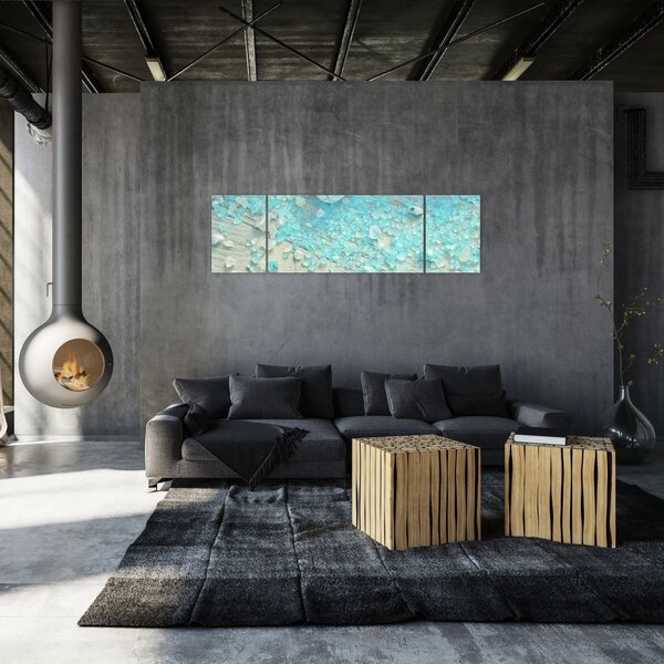 Obraz - Nadmorska atmosfera w turkusowych odcieniach (170x50 cm)