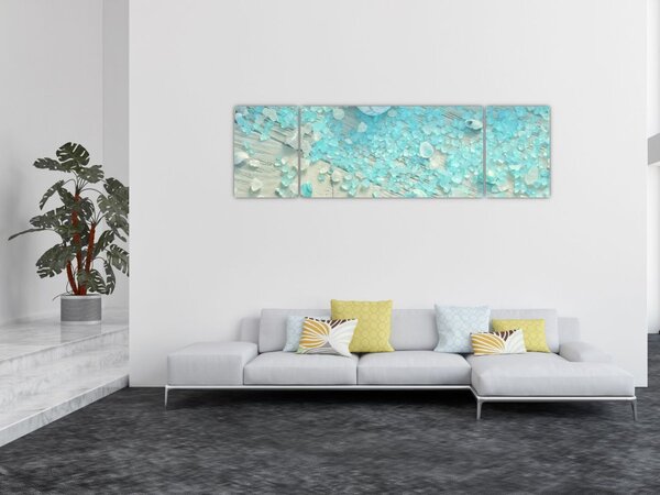 Obraz - Nadmorska atmosfera w turkusowych odcieniach (170x50 cm)