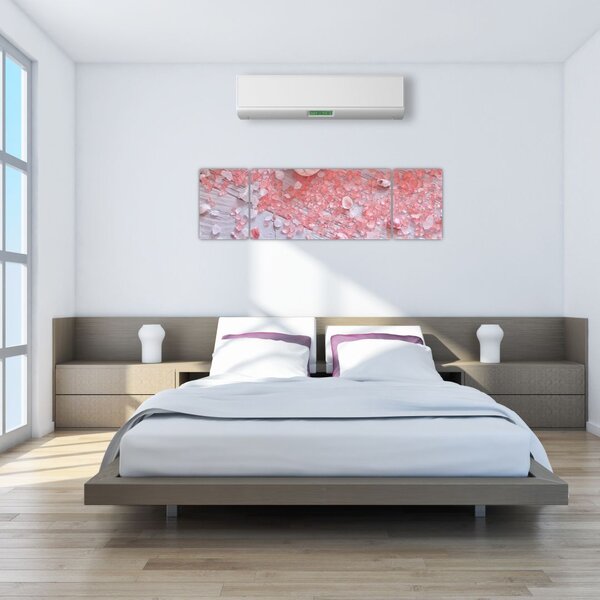Obraz - Nadmorska atmosfera w różowych odcieniach (170x50 cm)