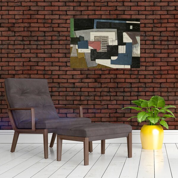 Obraz - Abstrakcja, kubizm (70x50 cm)